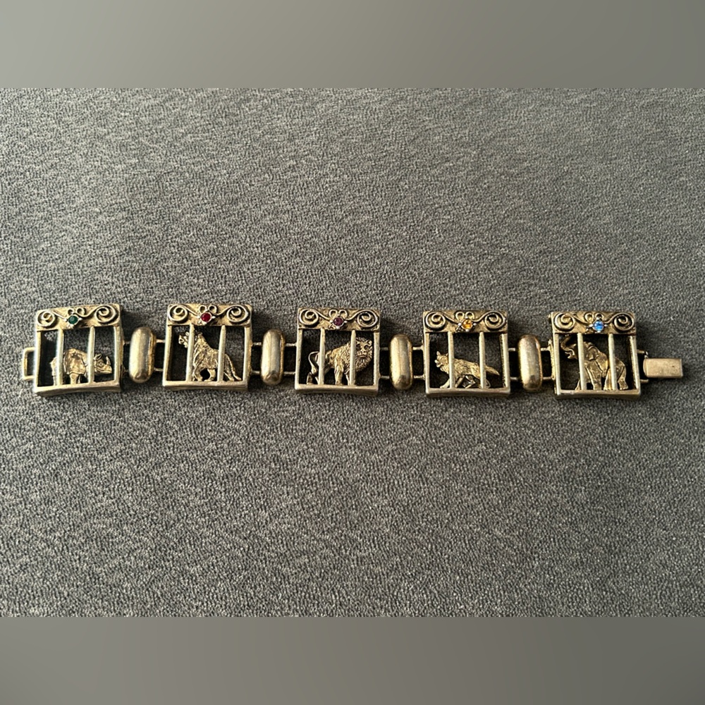 Vintage Circus Animal Bracelet